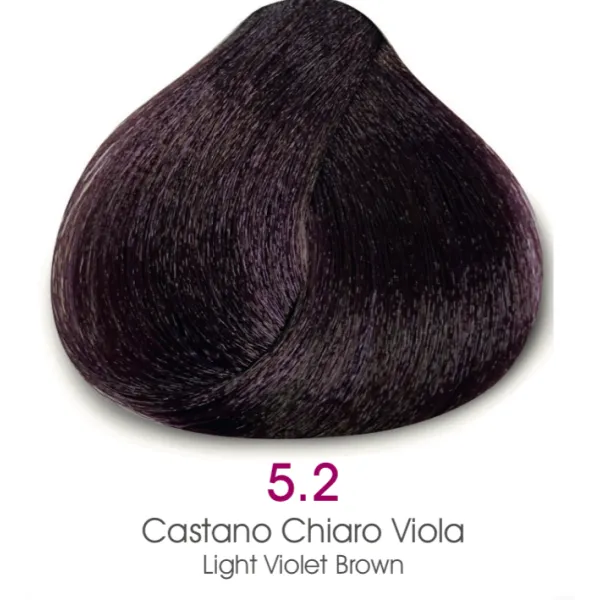 TMT Milano Art Collection Crema Colorante Luminacolor 5.2 Castaño Claro Violeta 100ml - 1